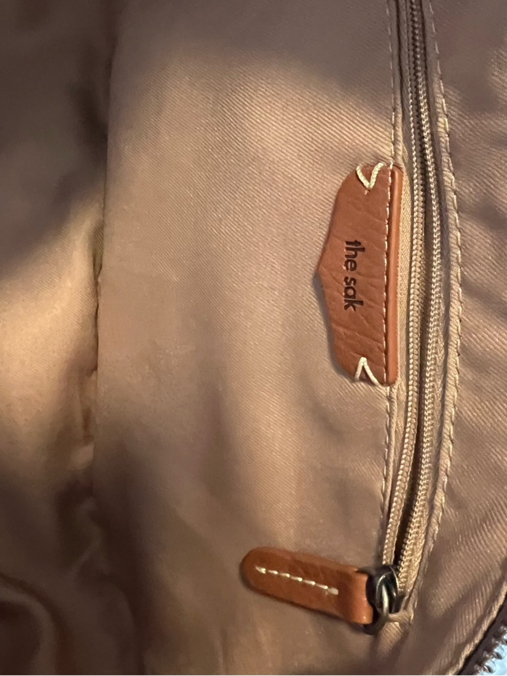 The Sak Tess Shoulder Bag- Mushroom Suede - Picture 8 of 12